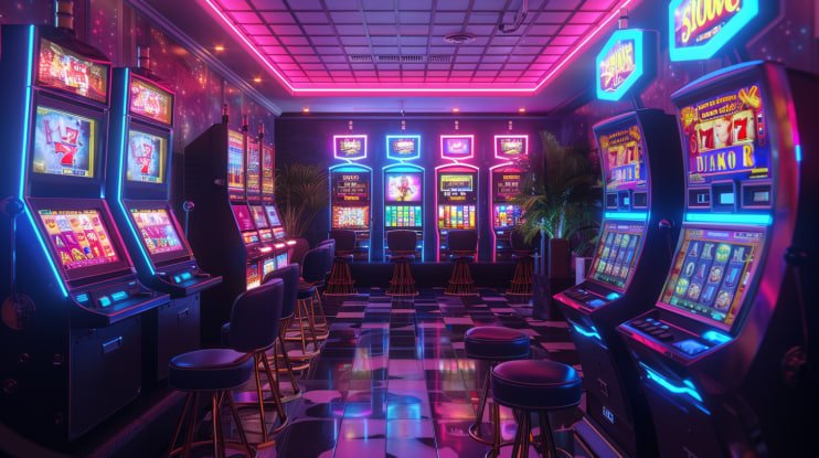 Tarung Mesin slot machine interface on gigaspin with spinning reels